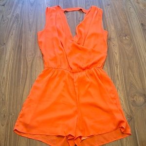 Orange Romper